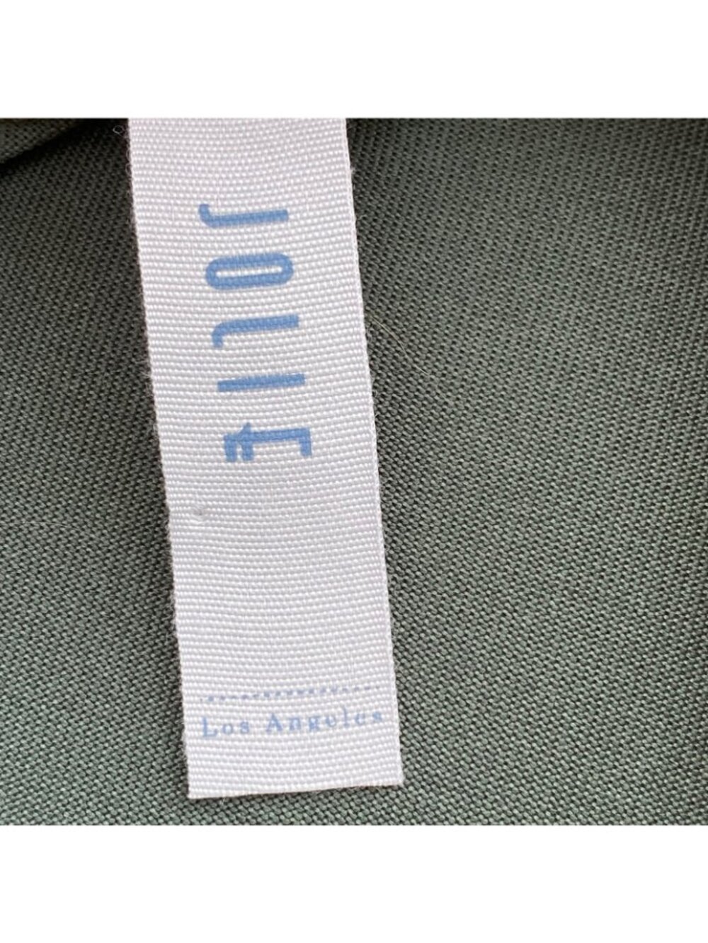 Jolie Tunic Shift Dress sz M Bell LS Army Green Sexy Knit Stretchy Knee Length - Picture 3 of 8